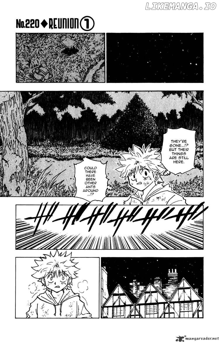 Hunter x Hunter, Chapter 220 image 01